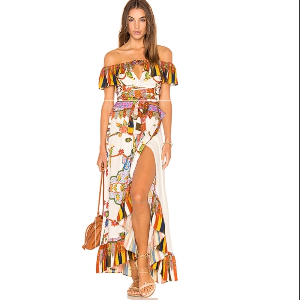 Cleobella Devansh wrap skirt in Kali  print| M